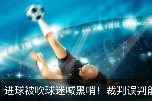进球被吹球迷喊黑哨！裁判误判能起诉要求重赛吗？
